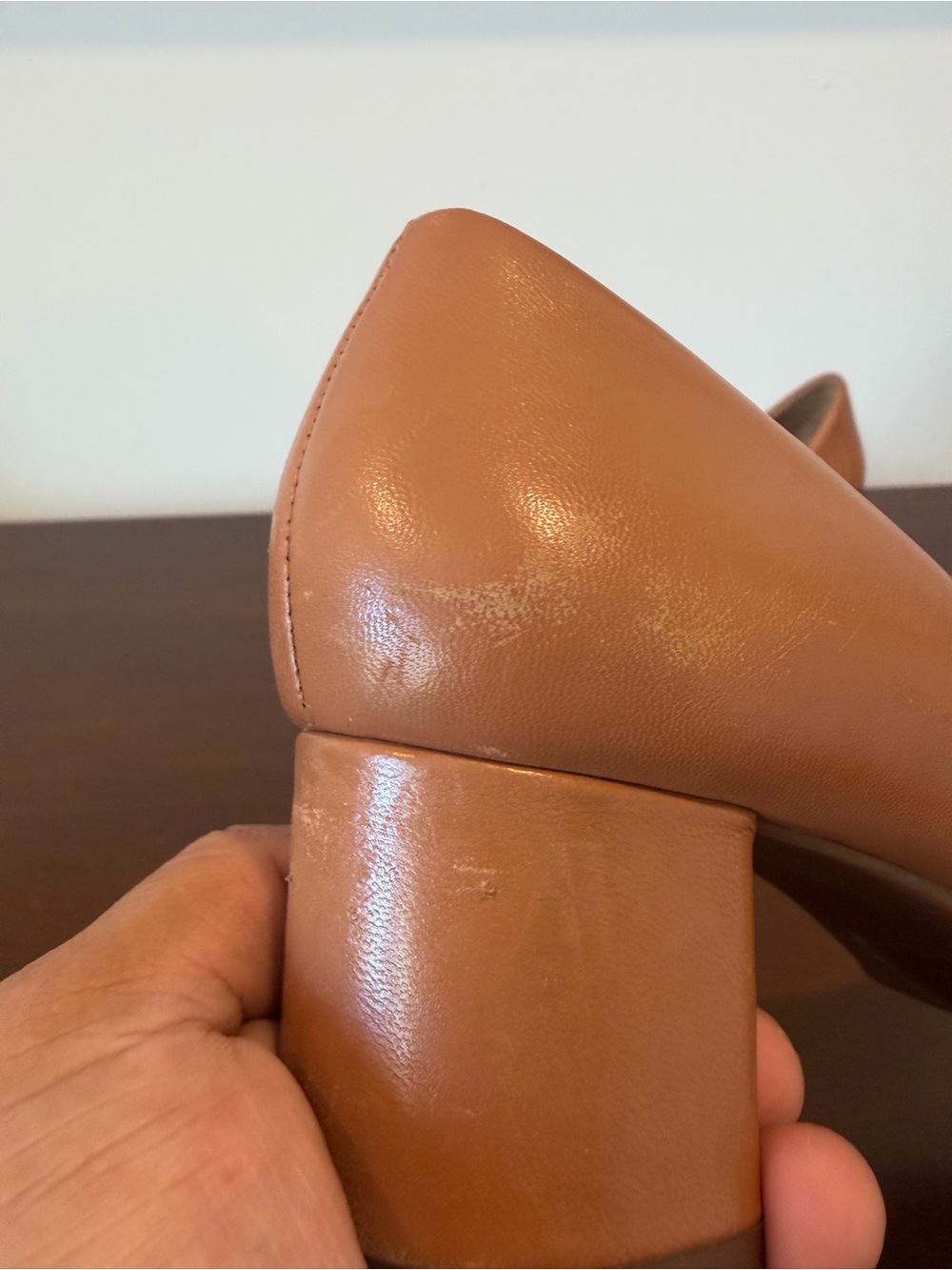 Tory Burch Chelsea Wedges‎ Tan Size 7 - Picture 4 of 11